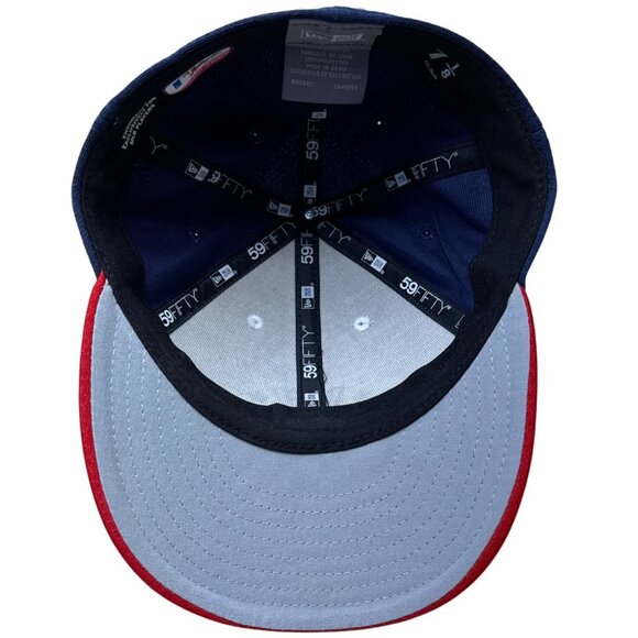 New Era Washington Nationals 59FIFTY Fitted Cap Size 7 1/8 Red White & Blue - Picture 6 of 10